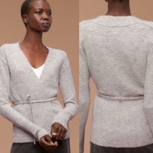 Aritzia Wilfred Free Gigi tie waist cardigan sz s